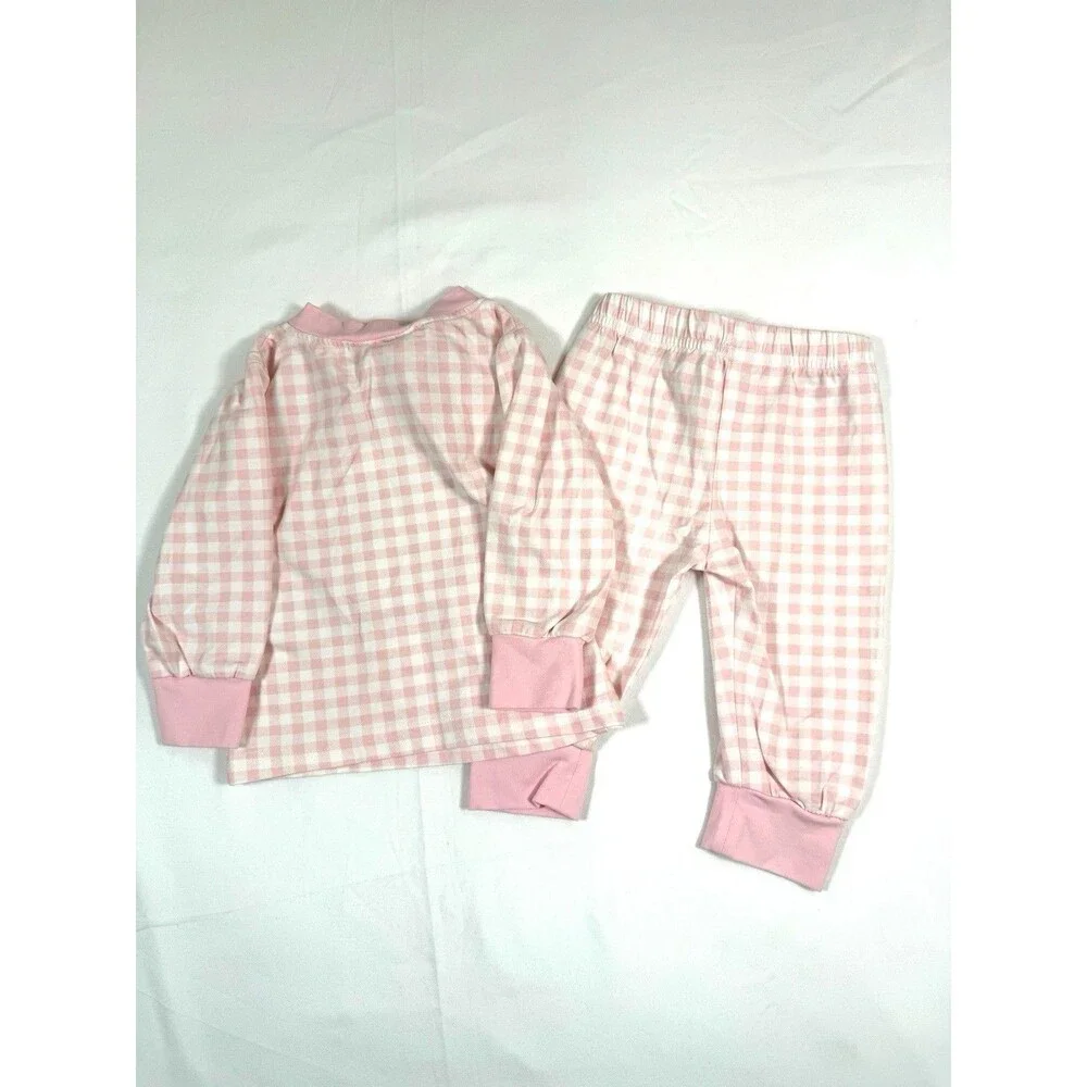 SMOCKINGBIRD Girls Bunny Pajama‎ Set 9M Cottagecore Sweet Cozy Soft